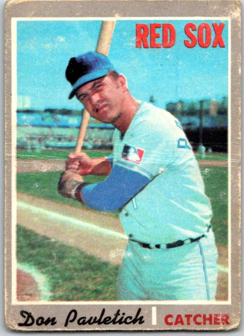 1970 Topps MLB #504 Don Pavletich Boston Red Sox V47947