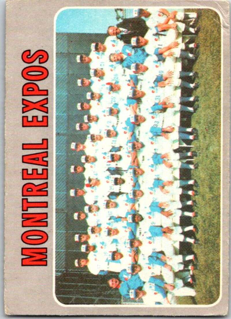 1970 Topps MLB #509 Expos Team Montreal Expos V47954