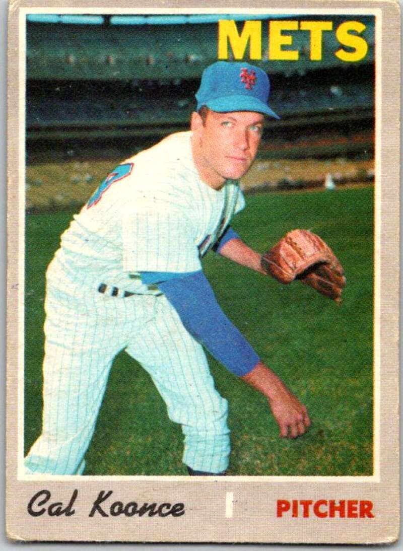 1970 Topps MLB #521 Cal Koonce New York Mets V47968