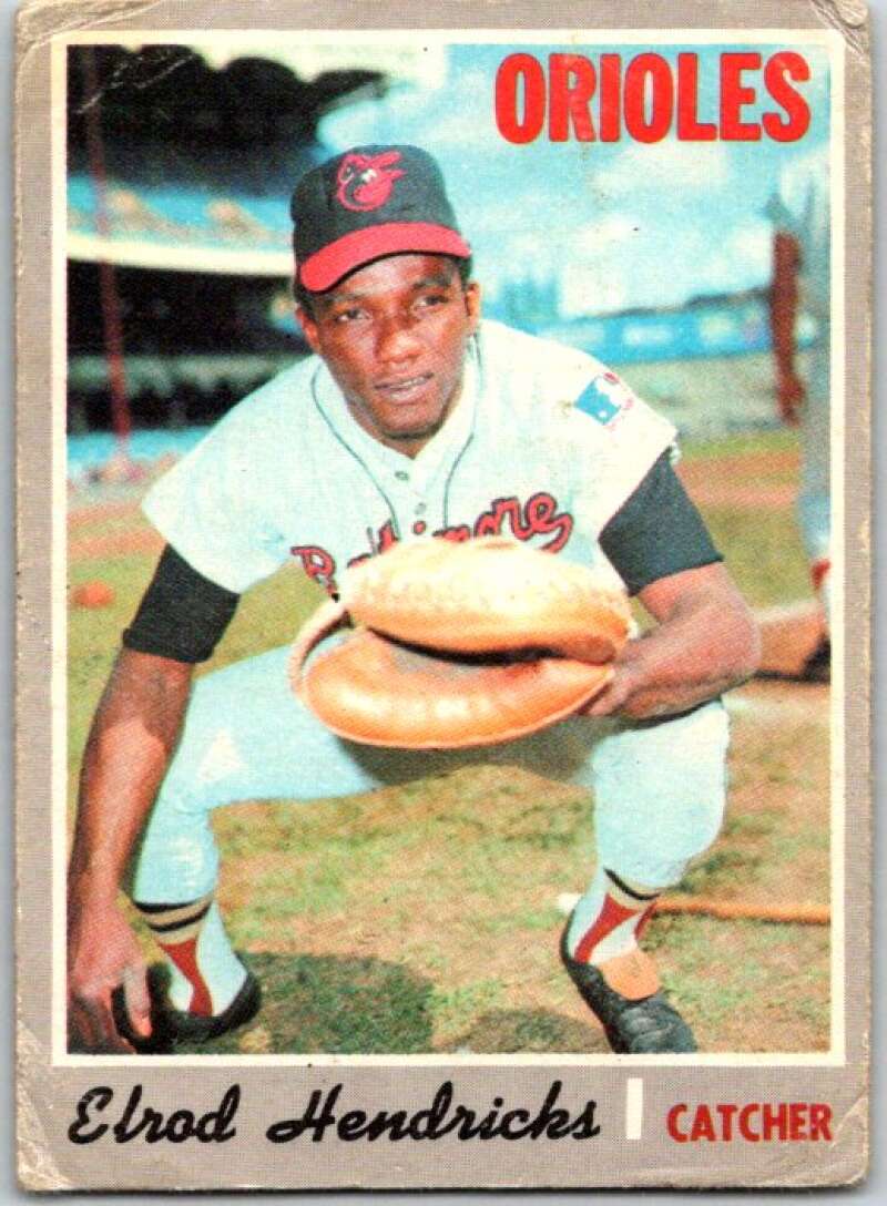 1970 Topps MLB #528 Ellie Hendricks Baltimore Orioles V47977