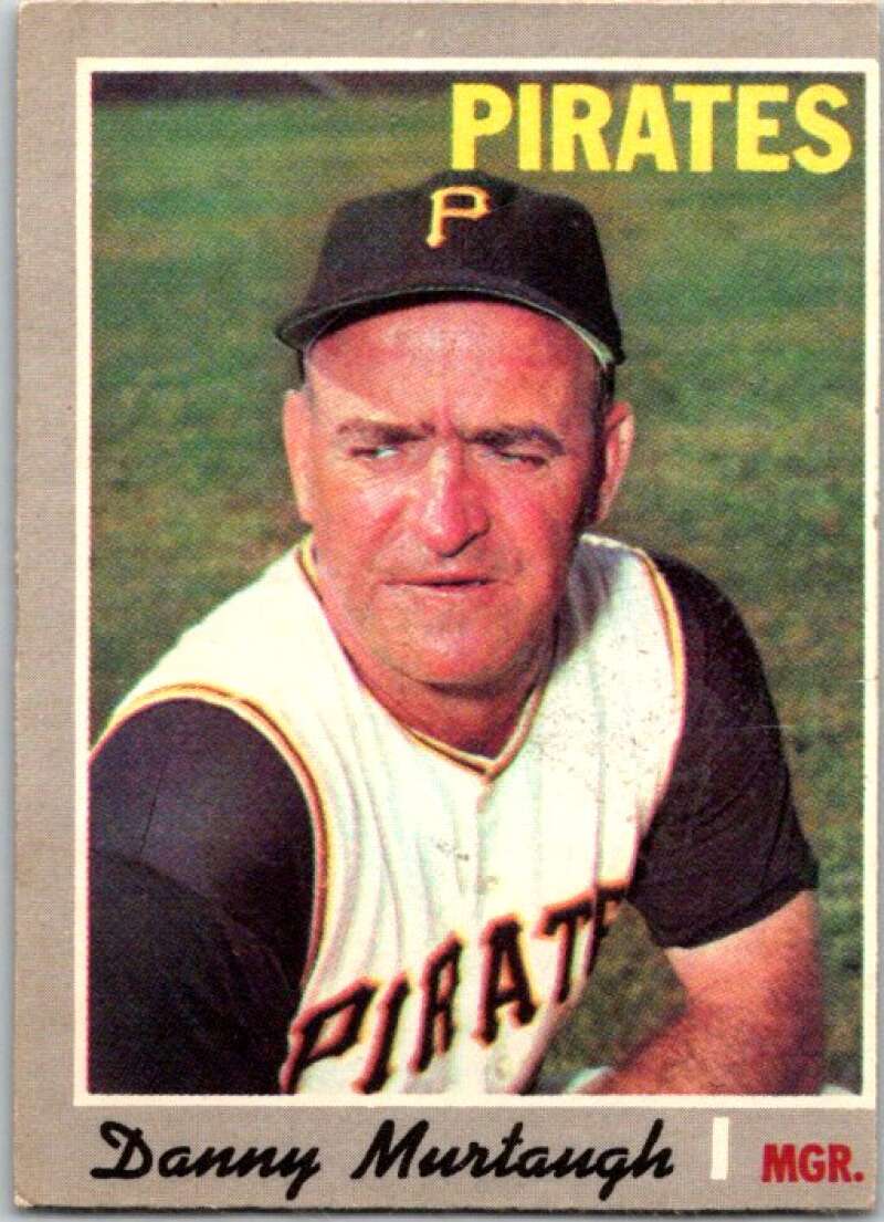 1970 Topps MLB #532 Danny Murtaugh Manager Pittsburgh Pirates V47980