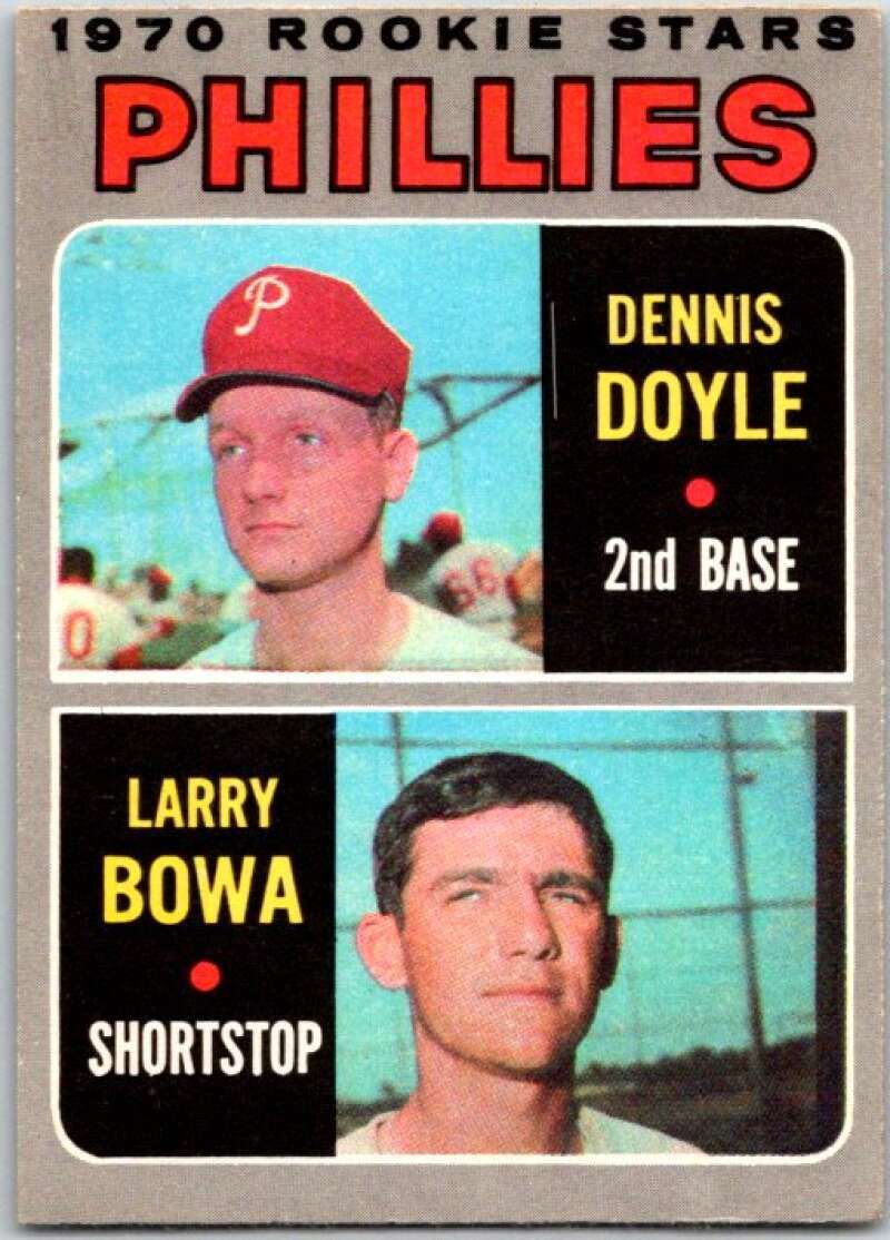 1970 Topps MLB #539 Denny Doyle/Larry Bowa RC Rookie Phillies V47990