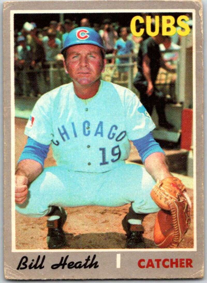 1970 Topps MLB #541 Bill Heath Chicago Cubs V47992