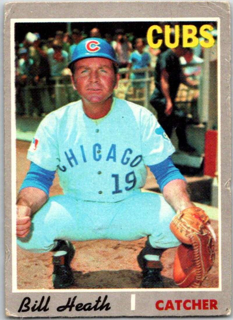 1970 Topps MLB #541 Bill Heath Chicago Cubs V47993