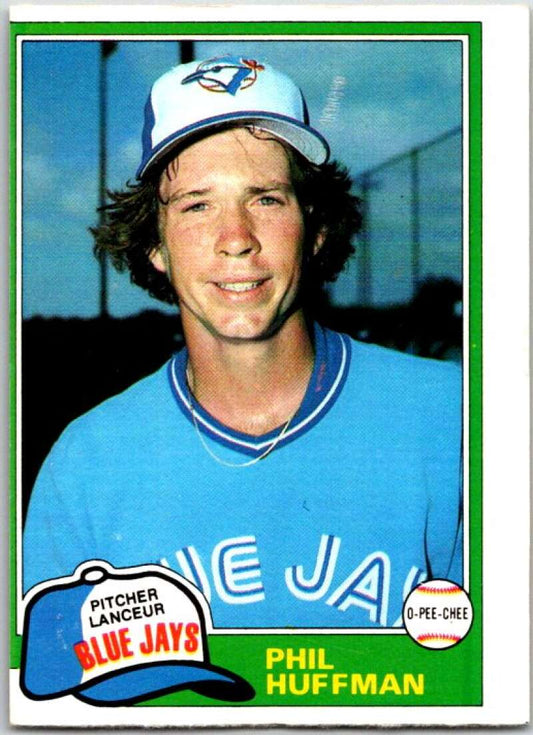 1981 O-Pee-Chee MLB #2 Phil Huffman  Toronto Blue Jays  V47524
