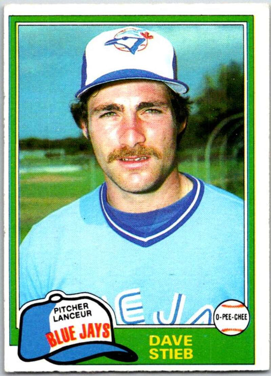 1981 O-Pee-Chee MLB #5 Dave Stieb  Toronto Blue Jays  V47530