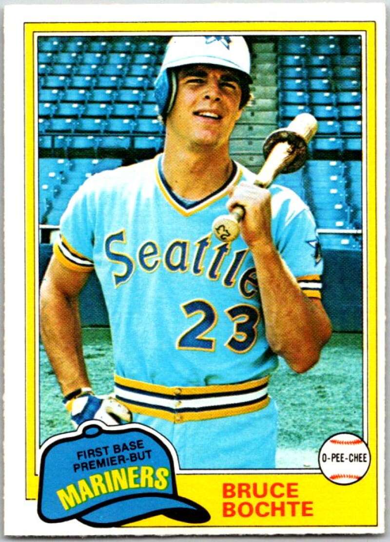 1981 O-Pee-Chee MLB #18 Bruce Bochte Seattle Mariners V47536
