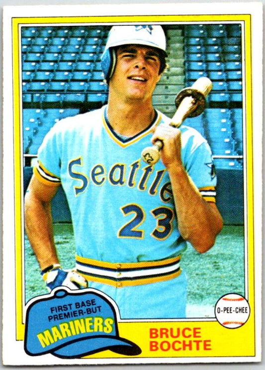 1981 O-Pee-Chee MLB #18 Bruce Bochte  Seattle Mariners  V47537