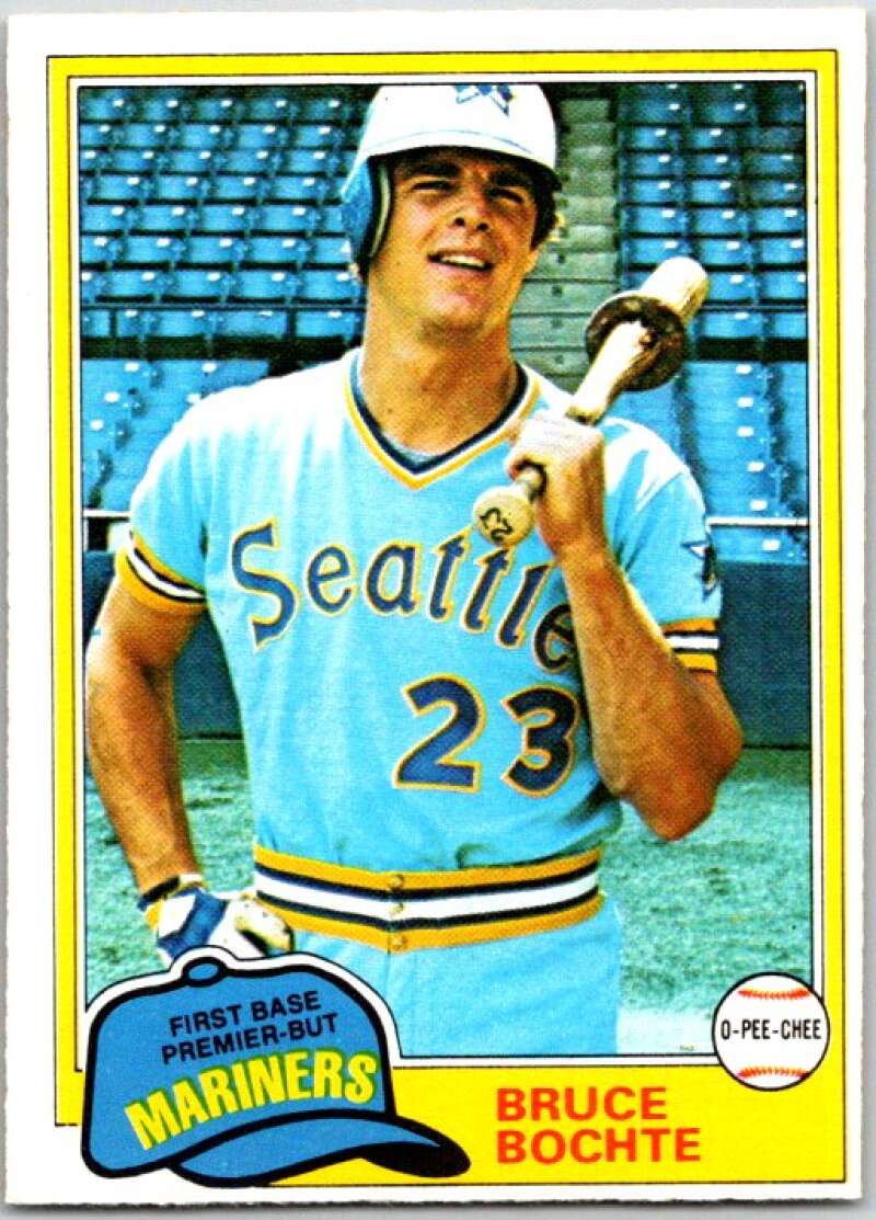 1981 O-Pee-Chee MLB #18 Bruce Bochte Seattle Mariners V47538