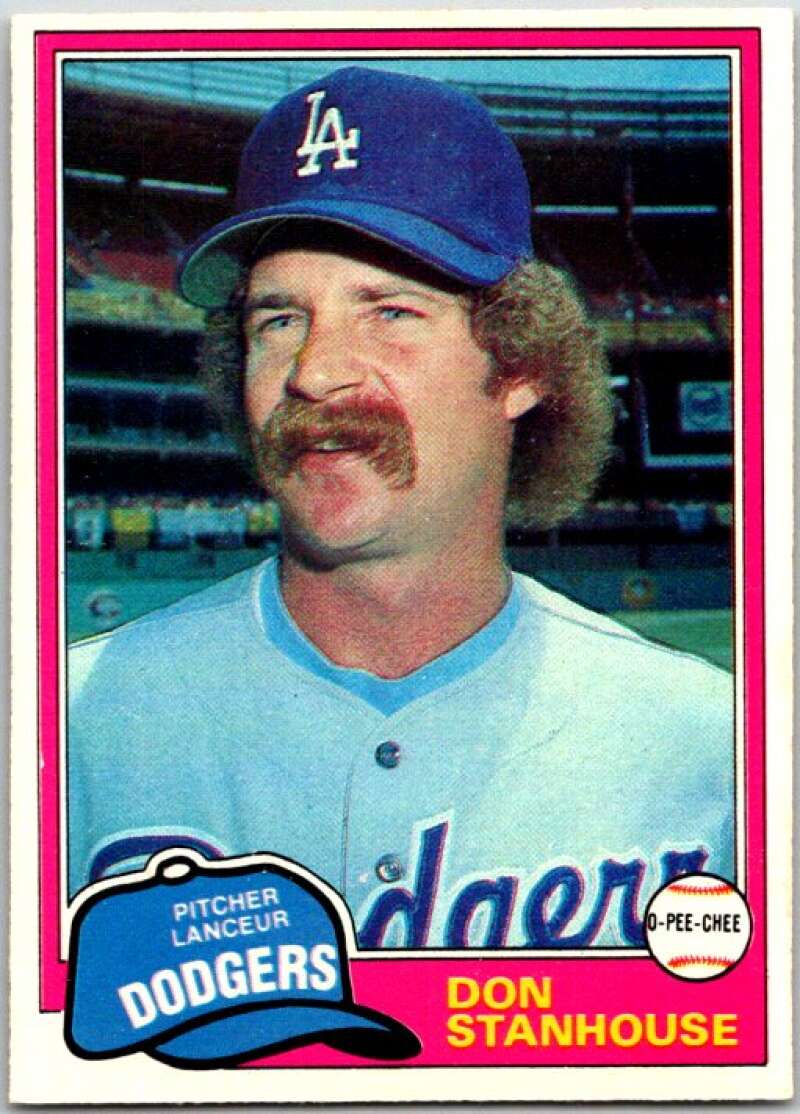 1981 O-Pee-Chee MLB #24 Don Stanhouse  Los Angeles Dodgers  V47544