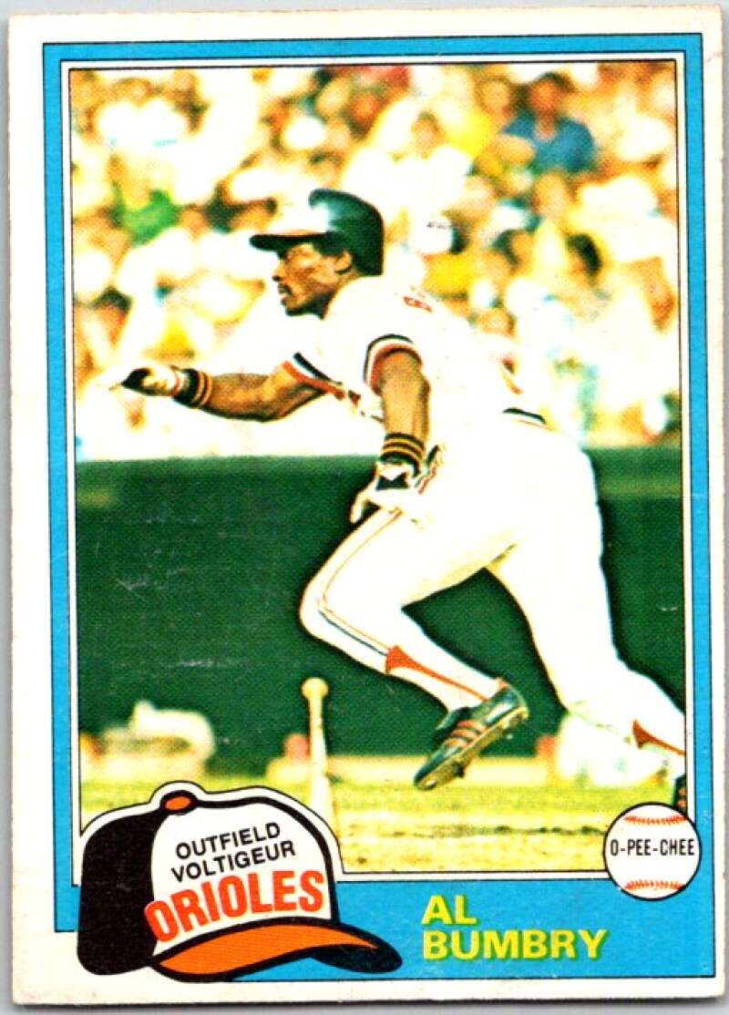1981 O-Pee-Chee MLB #34 Al Bumbry Baltimore Orioles V47552