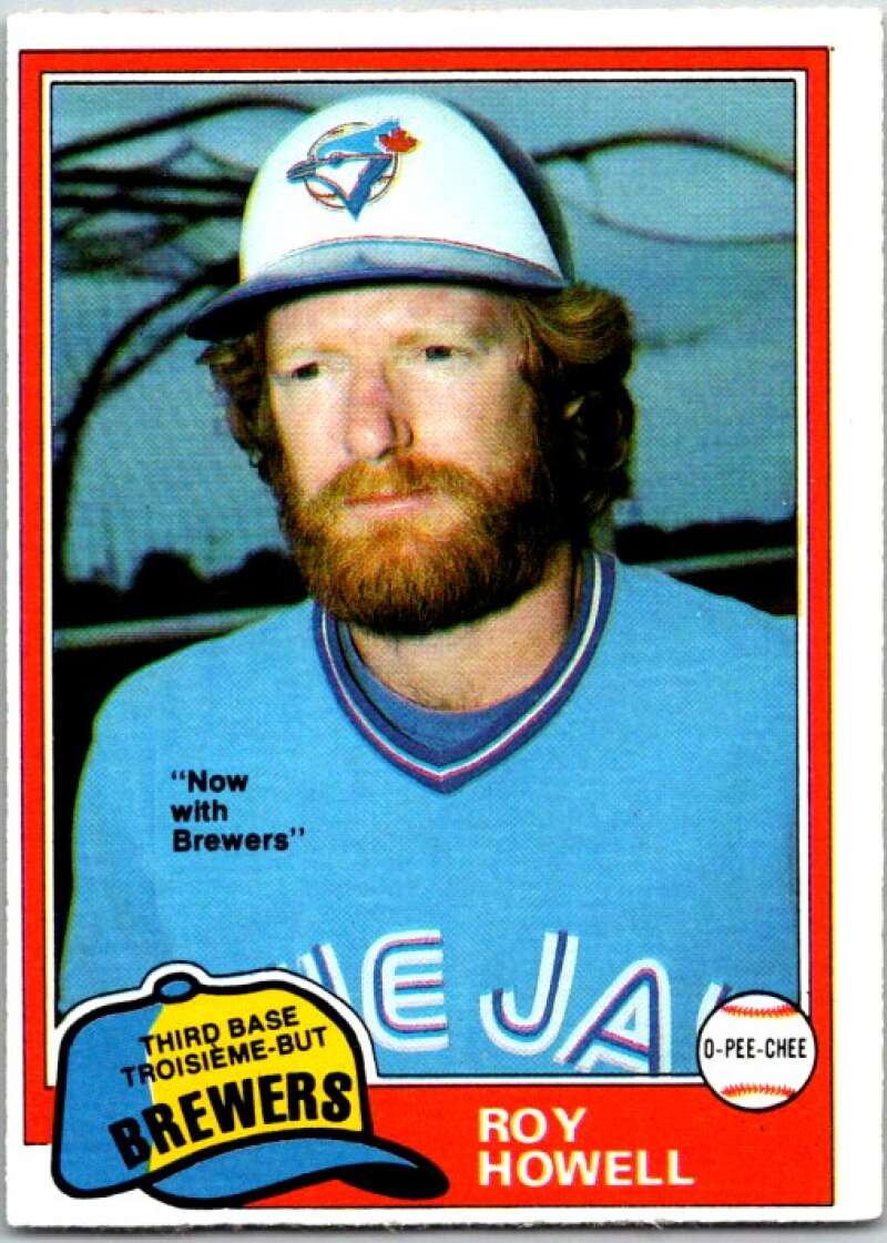 1981 O-Pee-Chee MLB #40 Roy Howell Toronto Blue Jays V47558