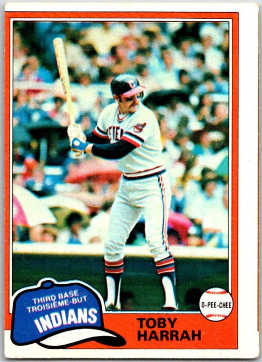 1981 O-Pee-Chee MLB #67 Toby Harrah  Cleveland Indians  V47573