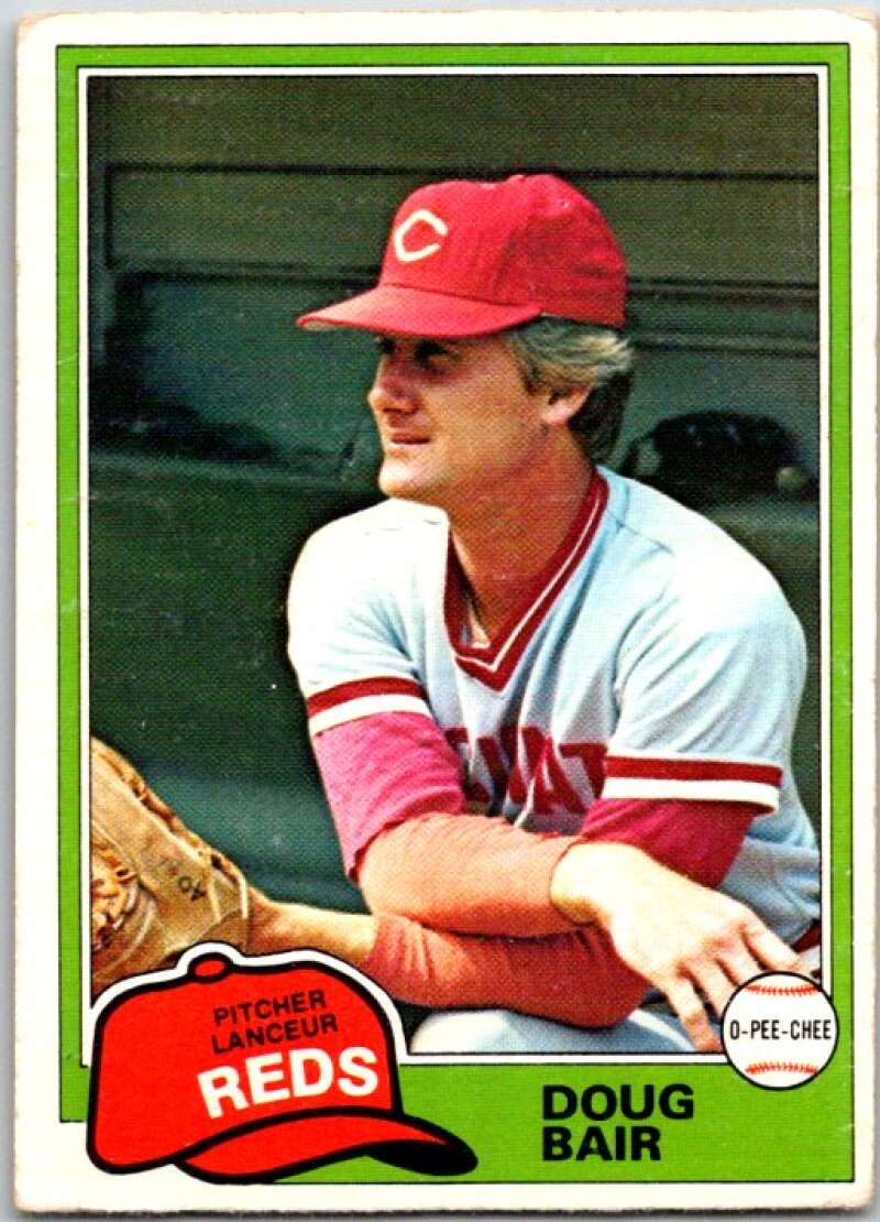 1981 O-Pee-Chee MLB #73 Doug Bair Cincinnati Reds V47581