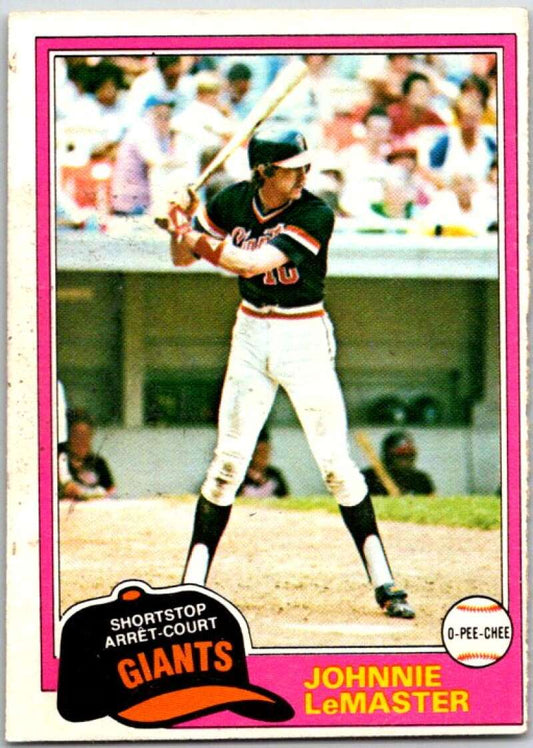 1981 O-Pee-Chee MLB #82 Barry Bonnell  Toronto Blue Jays  V47589