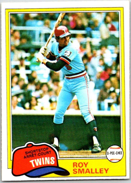 1981 O-Pee-Chee MLB #115 Roy Smalley  Minnesota Twins  V47614