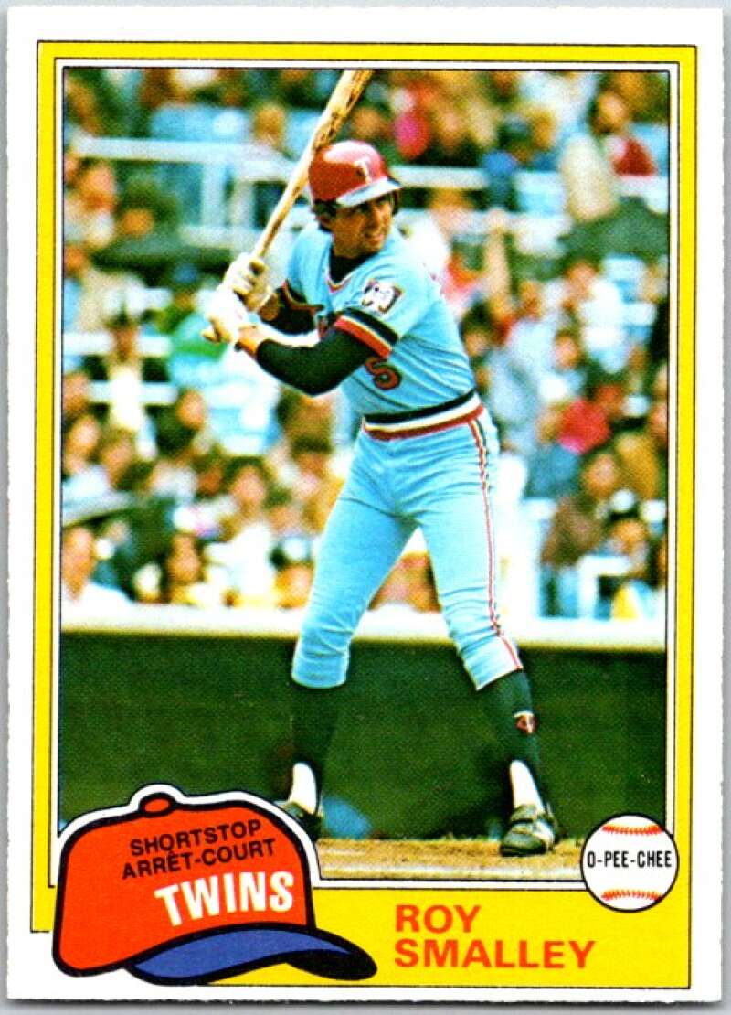 1981 O-Pee-Chee MLB #115 Roy Smalley Minnesota Twins V47615