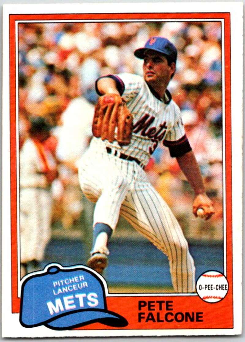 1981 O-Pee-Chee MLB #117 Pete Falcone New York Mets V47617