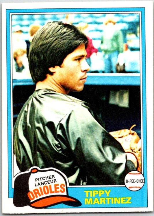 1981 O-Pee-Chee MLB #119 Tippy Martinez  Baltimore Orioles  V47620