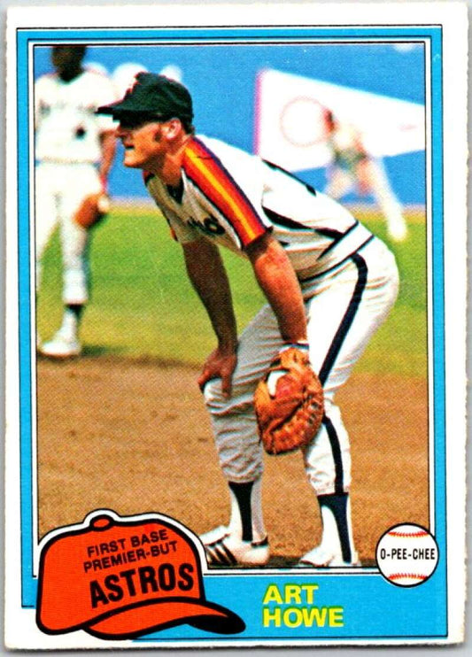 1981 O-Pee-Chee MLB #129 Art Howe  Houston Astros  V47633