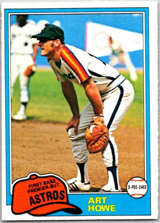 1981 O-Pee-Chee MLB #129 Art Howe  Houston Astros  V47634
