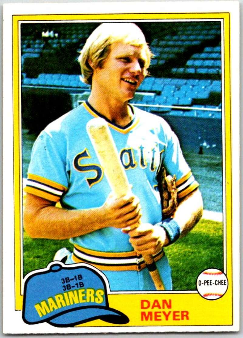 1981 O-Pee-Chee MLB #143 Dan Meyer Seattle Mariners V47643
