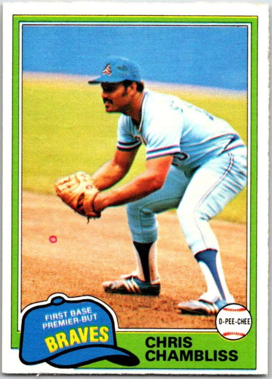 1981 O-Pee-Chee MLB #154 Rick Langford  Oakland Athletics  V47649