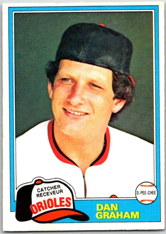 1981 O-Pee-Chee MLB #161 Dan Graham  Baltimore Orioles  V47653