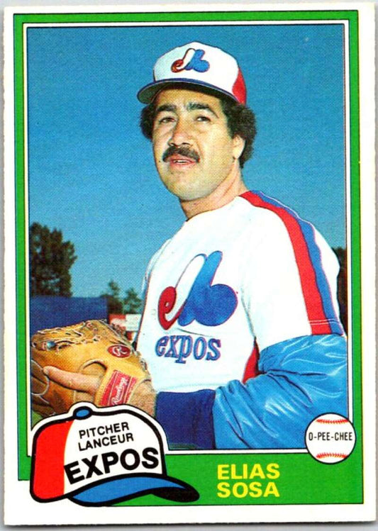 1981 O-Pee-Chee MLB #181 Elias Sosa  Montreal Expos  V47667