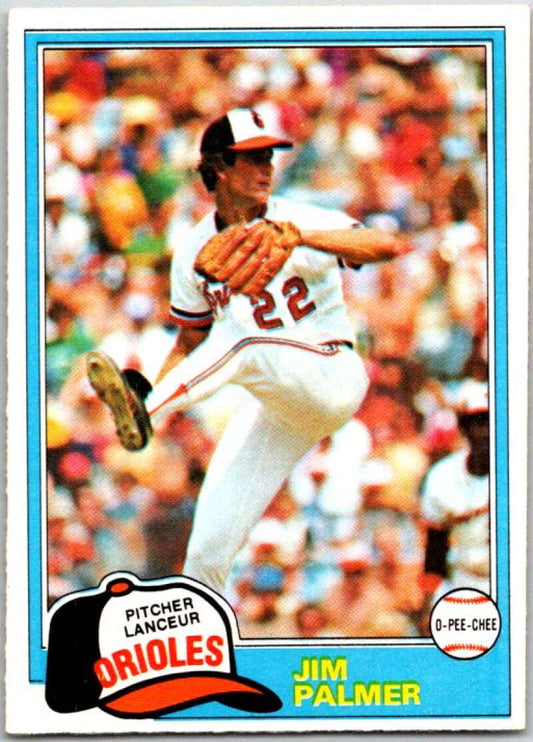 1981 O-Pee-Chee MLB #210 Jim Palmer  Baltimore Orioles  V47686