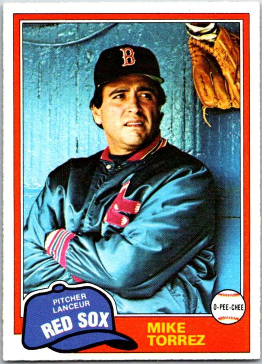 1981 O-Pee-Chee MLB #216 Mike Torrez  Boston Red Sox  V47691