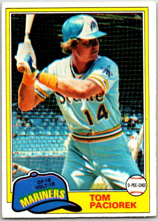 1981 O-Pee-Chee MLB #226 Duane Kuiper  Cleveland Indians  V47699