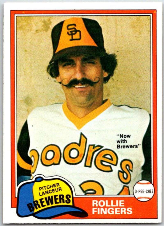 1981 O-Pee-Chee MLB #229 Rollie Fingers San Diego Padres  V47701