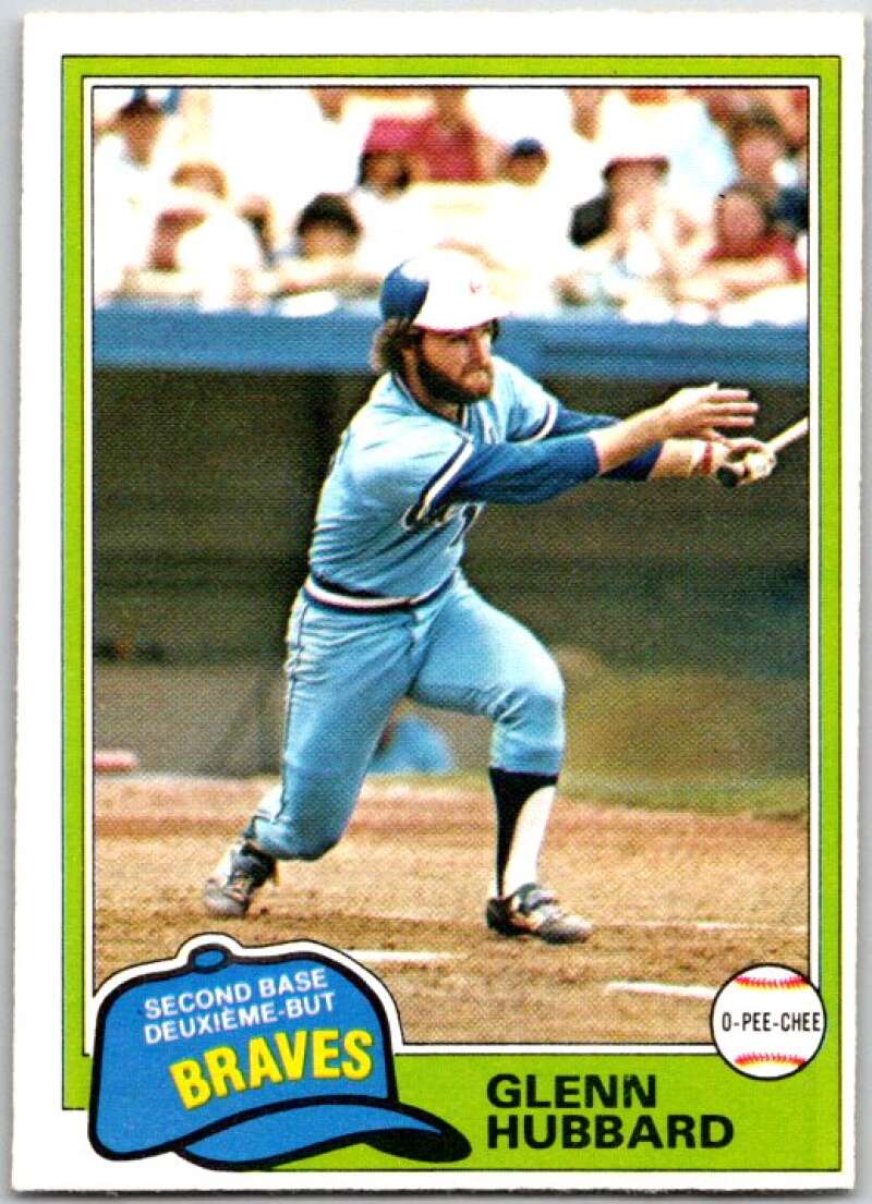 1981 O-Pee-Chee MLB #247 Glenn Hubbard Atlanta Braves V47722
