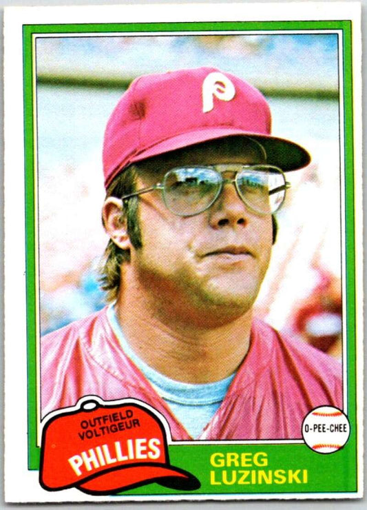 1981 O-Pee-Chee MLB #270 Greg Luzinski  Philadelphia Phillies  V47739