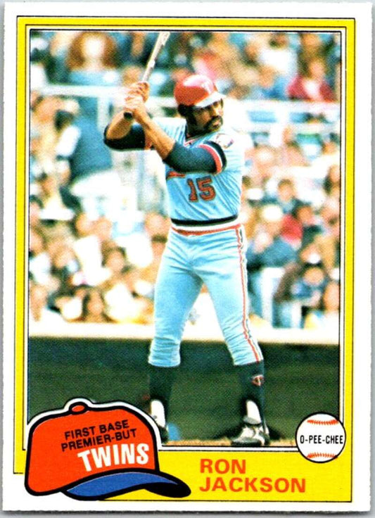 1981 O-Pee-Chee MLB #271 Ron Jackson  Minnesota Twins  V47741