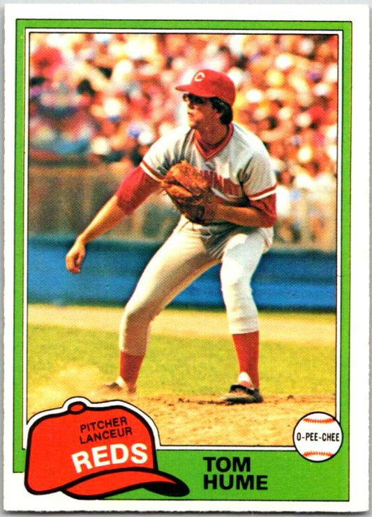1981 O-Pee-Chee MLB #292 Tom Hume  Cincinnati Reds  V47758