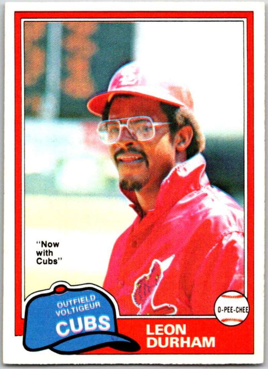 1981 O-Pee-Chee MLB #321 Leon Durham Cubs/Cardinals  V47775