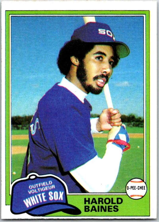 1981 O-Pee-Chee MLB #347 Harold Baines  Chicago White Sox  V47795