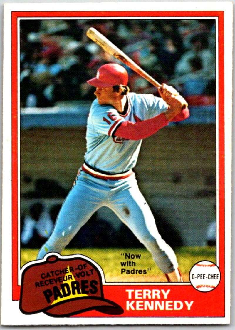 1981 O-Pee-Chee MLB #353 Terry Kennedy Padres V47797