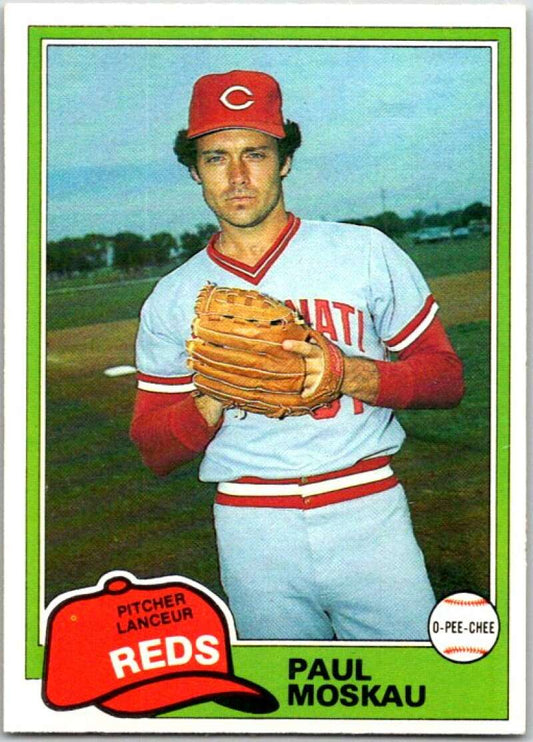 1981 O-Pee-Chee MLB #358 Paul Moskau  Cincinnati Reds  V47800