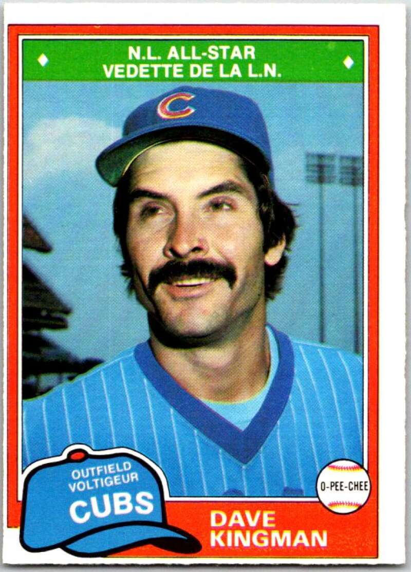1981 O-Pee-Chee MLB #361 Dave Kingman Chicago Cubs V47805