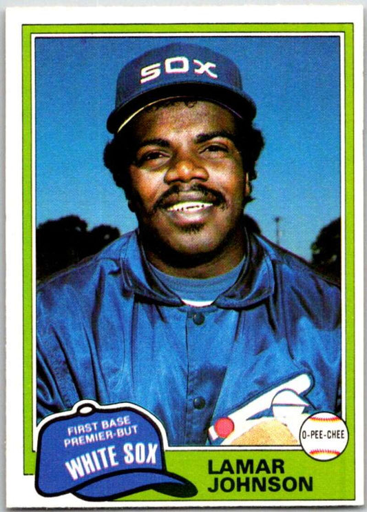 1981 O-Pee-Chee MLB #366 Lamar Johnson  Chicago White Sox  V47809