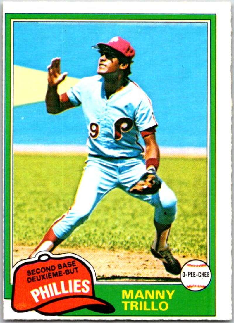 1981 O-Pee-Chee MLB #368 Manny Trillo Philadelphia Phillies V47810