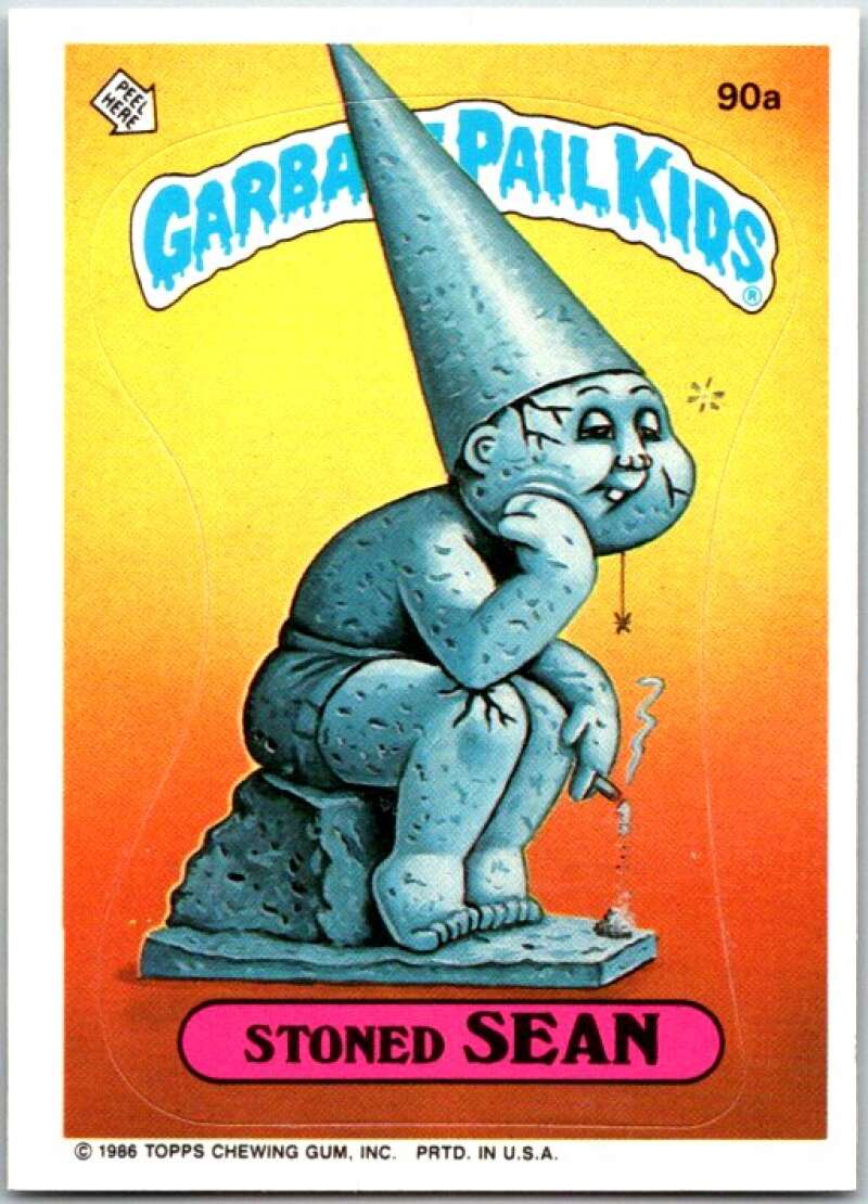 1986 Garbage Pail Kids #90a Stoned Sean V48001