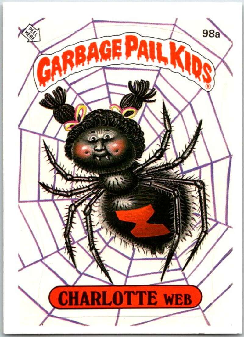 1986 Garbage Pail Kids #98a Charlotte Web V48002
