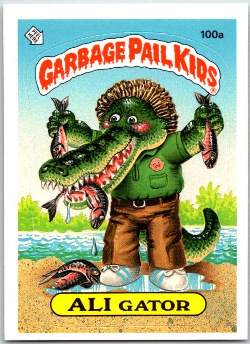 1986 Garbage Pail Kids #100a Ali Gator V48004