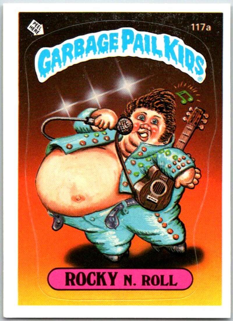 1986 Garbage Pail Kids #117a Rocky N. Roll V48008