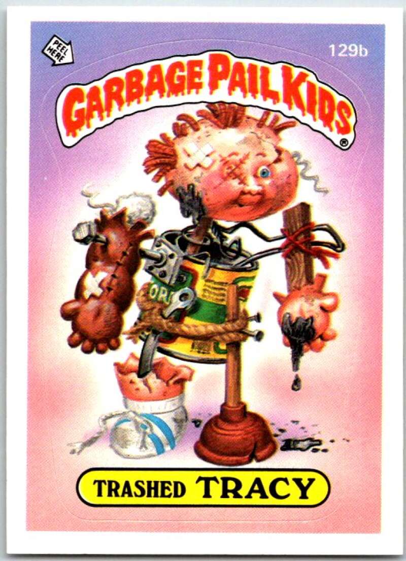 1986 Garbage Pail Kids #129b Trashed Tracy V48013