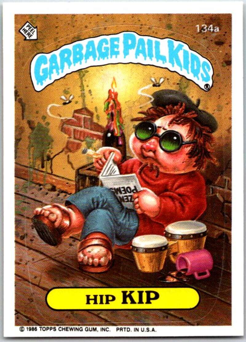 1986 Garbage Pail Kids #134a Hip Kip V48016